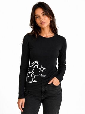 Ariat Long-Sleeve Tee | L | Black